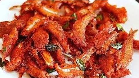 Nethili Fish Fry in Tamil | Nethili Meen Varuval i...