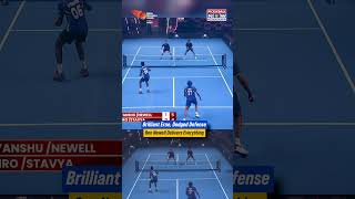 Brilliant Erne, Dodged Defense Ben Newell Delivers Everything 🔥 #shortsfeed #shorts #pickleball