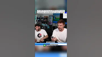 Mr Beast Just LEAKED That OF ModelSophie Rain Makes MORE Than Lebron James Mrbeast Shorts 