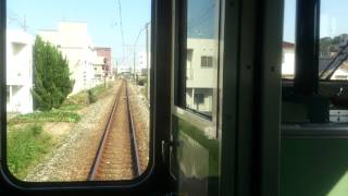103系1500番台(E17)前面展望  美咲が丘～筑前前原