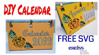 FREE SVG - DIY Calendar