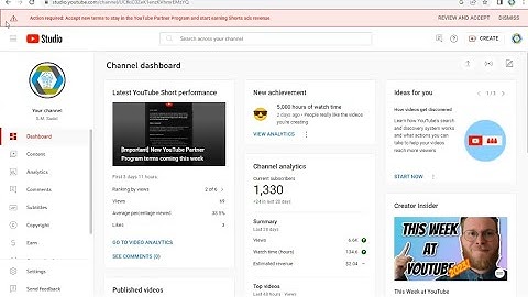 action required:accept new terms to stay in the YouTube partner program start earning shorts revenue