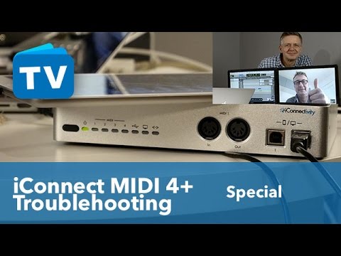 iConnect MIDI4+ MIDI Interface mit Audio Pass Thru - iPad Tipps