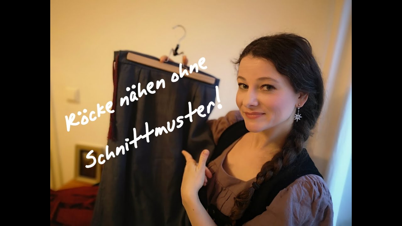 Röcke ohne Schnittmuster nähen