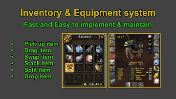 Unity RPG Inventory & Equipment System Tutorial