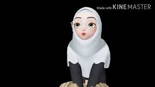 Kartun muslimah sedih
