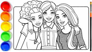 How To Draw Barbie Barbie And Friends