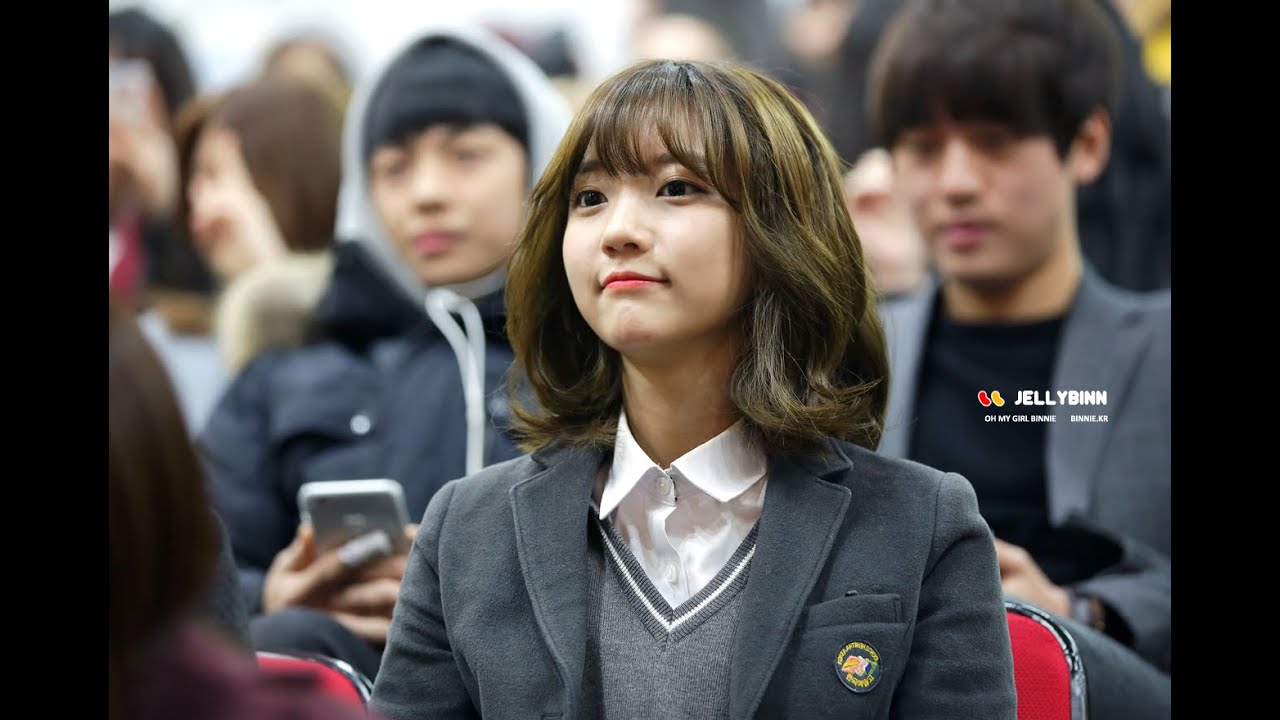 160204 한국예고 졸업식 오마이걸 Ohmygirl 비니 직캠