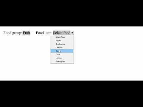 Linked Dependent Drop-down List