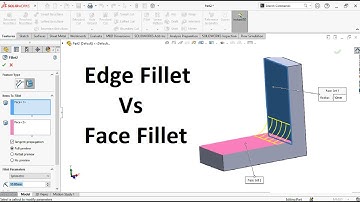 Solidworks Advanced Tutorial  |  Edge Fillet versus Face Fillet