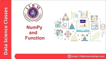 IIBM Institute | Python | NumPy and Function