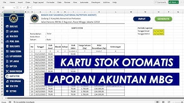 CARA CEPAT Stock Opname Pakai Excel - Auto Update ke  kartu stok akuntan mbg