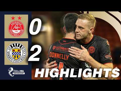 Aberdeen 0-2 St. Mirren | HIGHLIGHTS | William Hill Premiership — football highlights