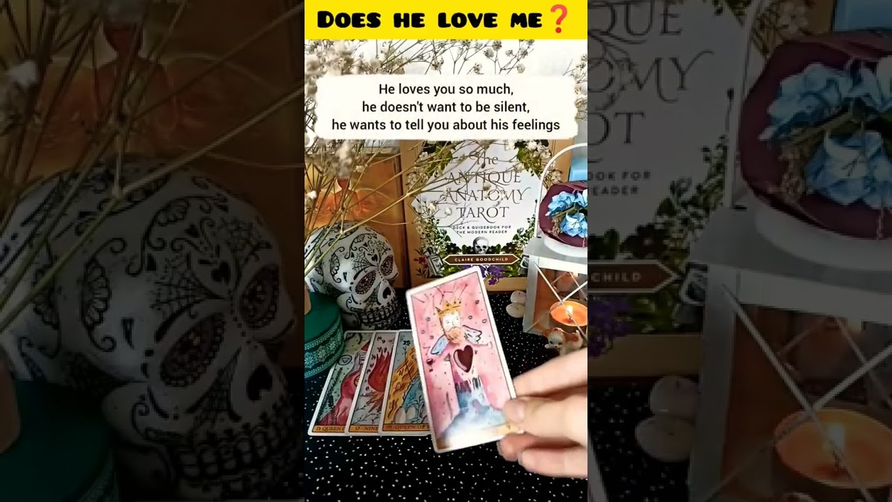 ♥️ 𝗗𝗼𝗲𝘀 𝗵𝗲 𝗹𝗼𝘃𝗲 𝗺𝗲 𝗧𝗮𝗿𝗼𝘁 𝗖𝗮𝗿𝗱 𝗥𝗲𝗮𝗱𝗶𝗻𝗴 tarot short shortvideo 