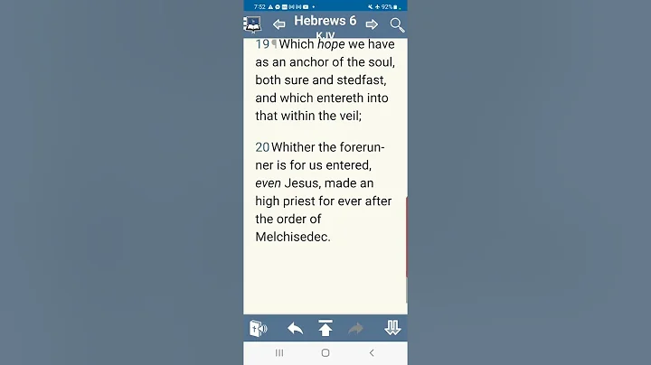 Hebrews msg 7 God's Heavenly speaking supplies by ...