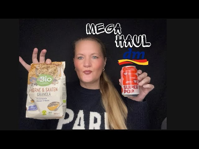 ASMR german ⚠️ Extrem Tingly Mega DM Haul Show & Tell - What’s in my Shopping Bag - Entspannter Talk