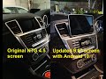 Mercedes-Benz ML350  W166 Android Screen Installation