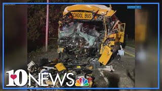 Driver and 7-year-old killed in Meigs County school bus crash