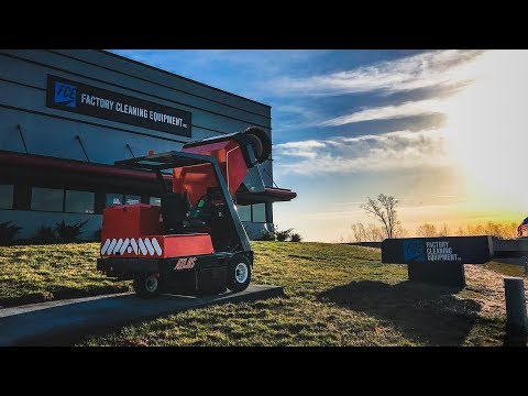 Parking Lot Sweeper Makes Debris Disappear