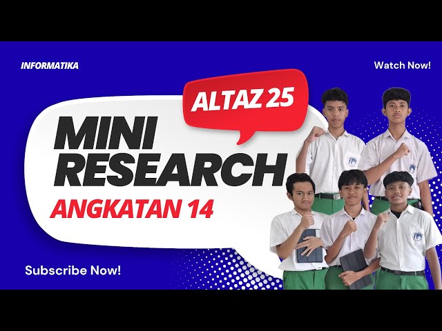 Laporan Hasil Mini Research "Rizkyan, Rayyan, Fattan, Melka, Fabiand"