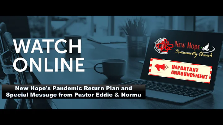 Special Message from Pastor Eddie & Norma DeJesus