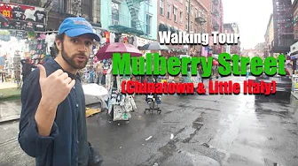Walking NYC's Mulberry St. (Chinatown & Little Italy Tour)
