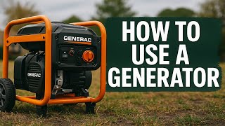 "How to Use a Generator During a Power Outage — Full Guide for Beginners"