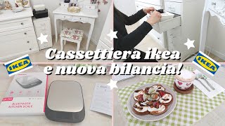 VLOG |  NUOVA CASSETTIERA IKEA | BILANCIA DA CUCINA SINOCARE | COME STARE IN FORMA E MANGIARE SANO