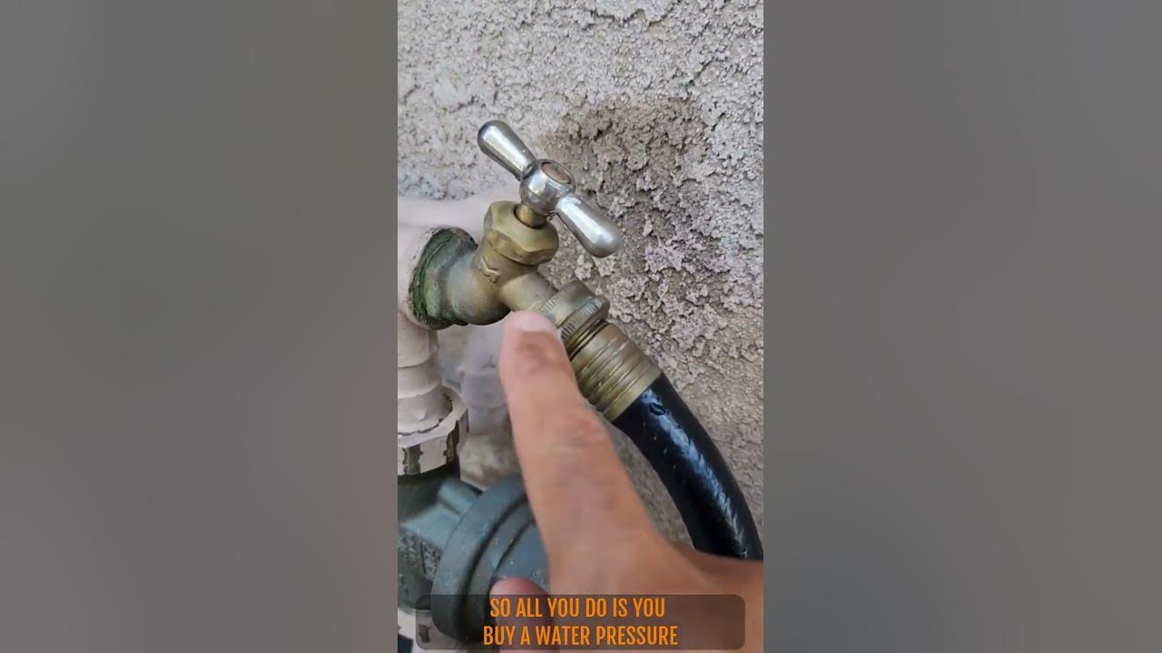 How to Adjust Water Pressure in House 💦shorts YouTube