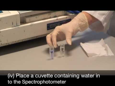spectrophotometer youtube how to use spectrophotometer