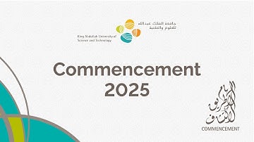 KAUST Commencement 2025