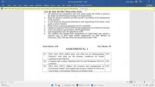 2642code aiou | 2642assingment Question Paper | Allama Iqbal Open University Spring Semester 2026