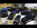 Gta 5  stealing rare swat vehicles with franklin real life cars 115