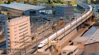 Japan's Largest Diorama】1km Railway, Fireworks & Changing Sky! At