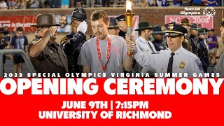 Special Olympics of Virginia Summer Games Opening Ceremony