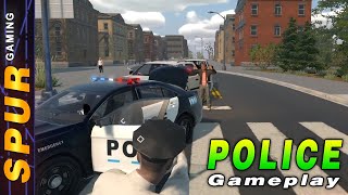 Hitting the Streets in a Cruiser - Police Gameplay - Flashing Lights
