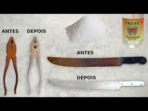 Vídeo: Como remover ferrugem de metal em casa?