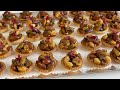 Tartelettes caramel et fruits secs  idee gateaux aid recette facile et delicieuse 