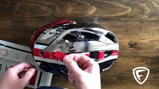 Fourg Athletics - How To Apply Lacrosse Helmet Decals: Center Strip for Cascade S