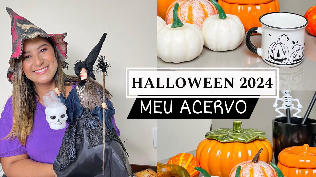 HALLOWEEN 2024 PEÇAS PARA DECORAR A CASA PARA O HALLOWEEN #decoração #halloween
