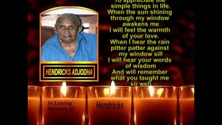 Hendricks Adjodha MEMORIAL
