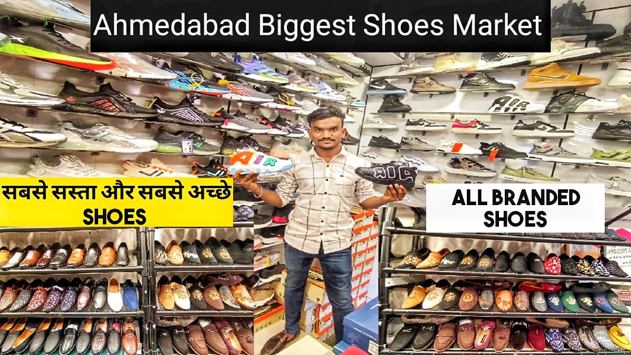 Ahmedabad Shoes Market 2023 | Boot Gali Ahmedabad | Ahmedabad Biggest ...
