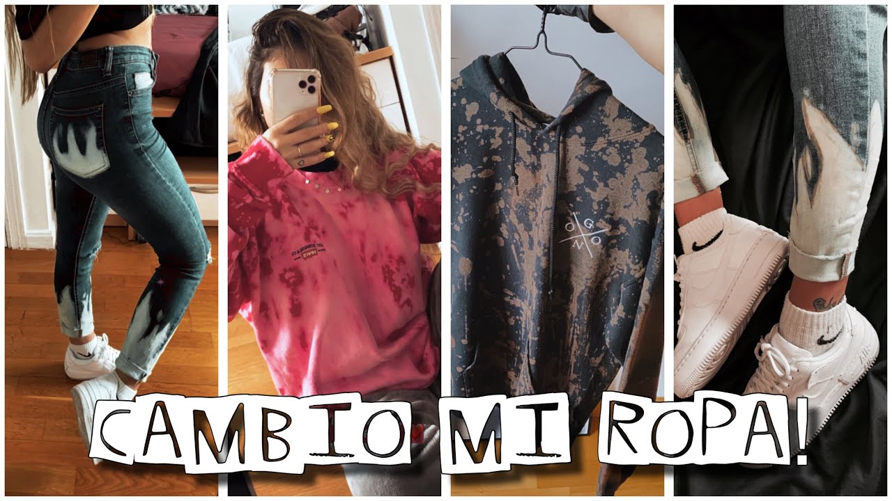 ¿COMO LO HICE? 🤩 Que hacer y no hacer cambiando la ropa con lejia 💔