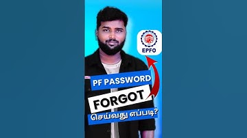 👉PF Password ✅ மறந்துவிட்டதா? | PF Forgot Password Tamil | UAN Reset Guide #Shorts