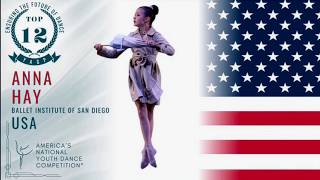 TOP 12 at YAGP finals. Anna Hay, age 11. Holy (contemporary)