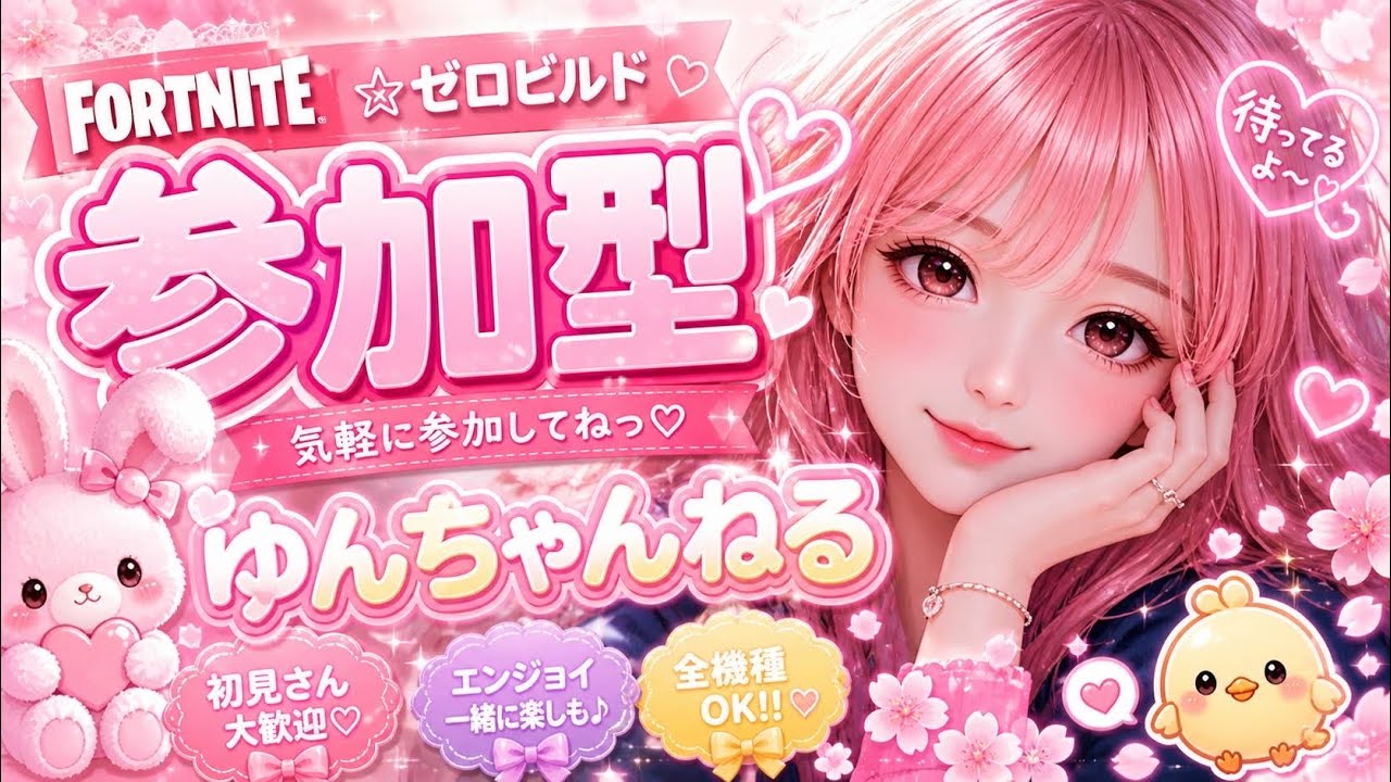 FORTNITE] 参加型 久しぶりにソロフォトナ👋😆💕 初見さま大歓迎