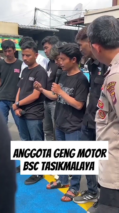 Anggota geng motor BSC Tasikmalaya kokolot begog #beritaterkini #gengmotorbsc