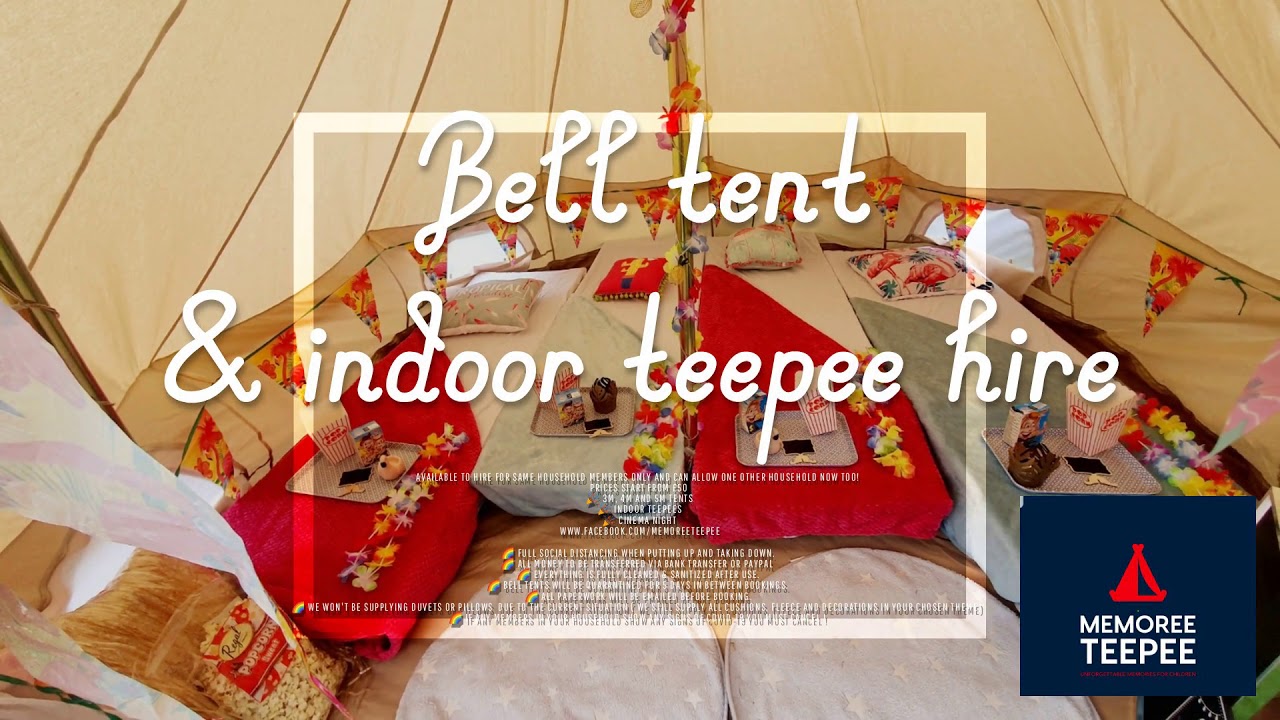 Bell tent & indoor teepee hire