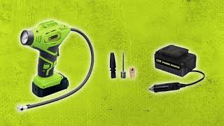 Zipper Lpe20 Akkukäyttöinen Renkaantäyttölaite 18V Lithiumioniakulla