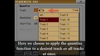 Korg PA3x Tutorial-Sequencer Mode - Quantize